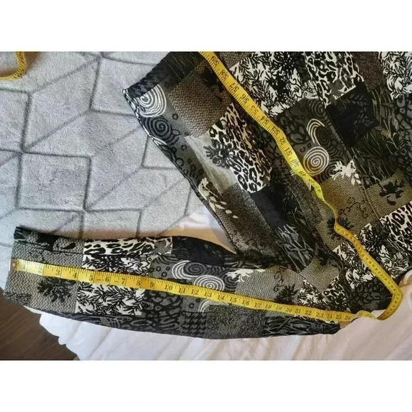 Susan Graver Jacket Womens Size XL Multicolor Floral Print Zip Maximalist Y2K - Picture 9 of 9